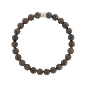 Gents 8mm Round Beaded Gemstone Bracelet