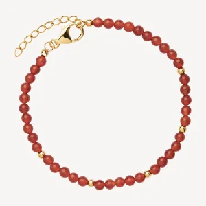 Geranio Red Onyx Bracelet