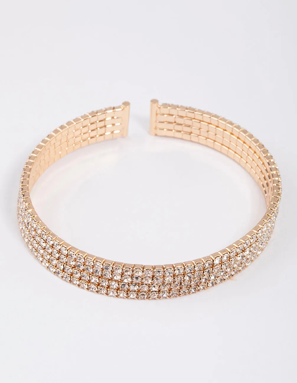 Gold Classic Cup Chain Bangle