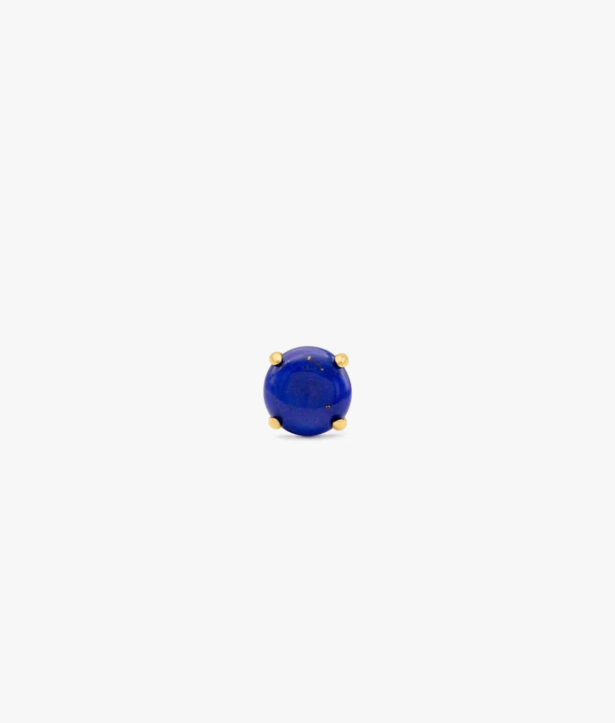 Gold Plated Lapis Lazuli Earring