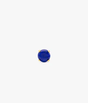 Gold Plated Lapis Lazuli Earring