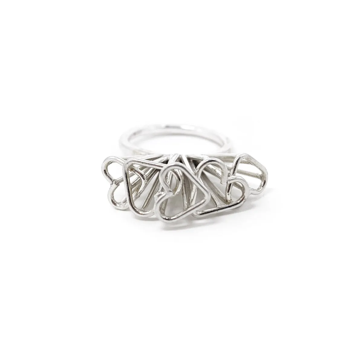 Heart Cluster Ring