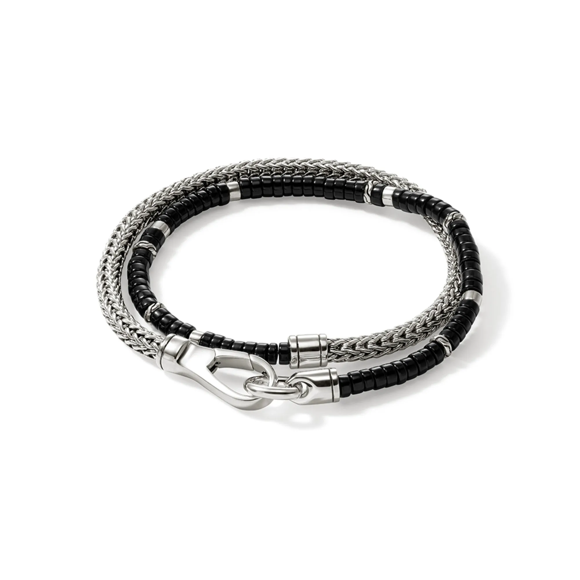 Heishi Chain Wrap, Sterling Silver|BUS9012551BON