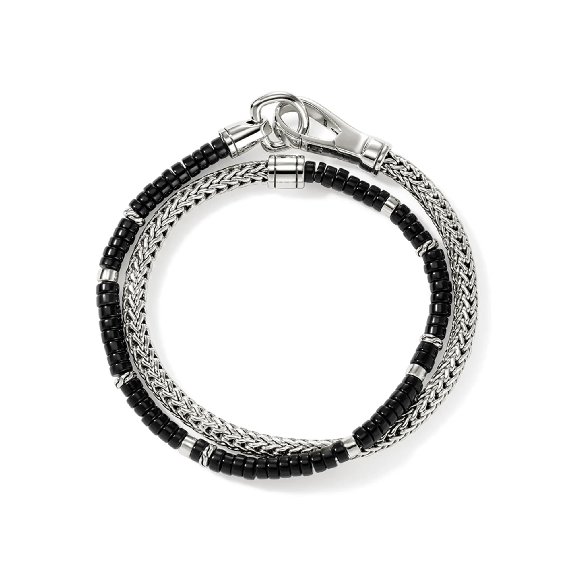 Heishi Chain Wrap, Sterling Silver|BUS9012551BON
