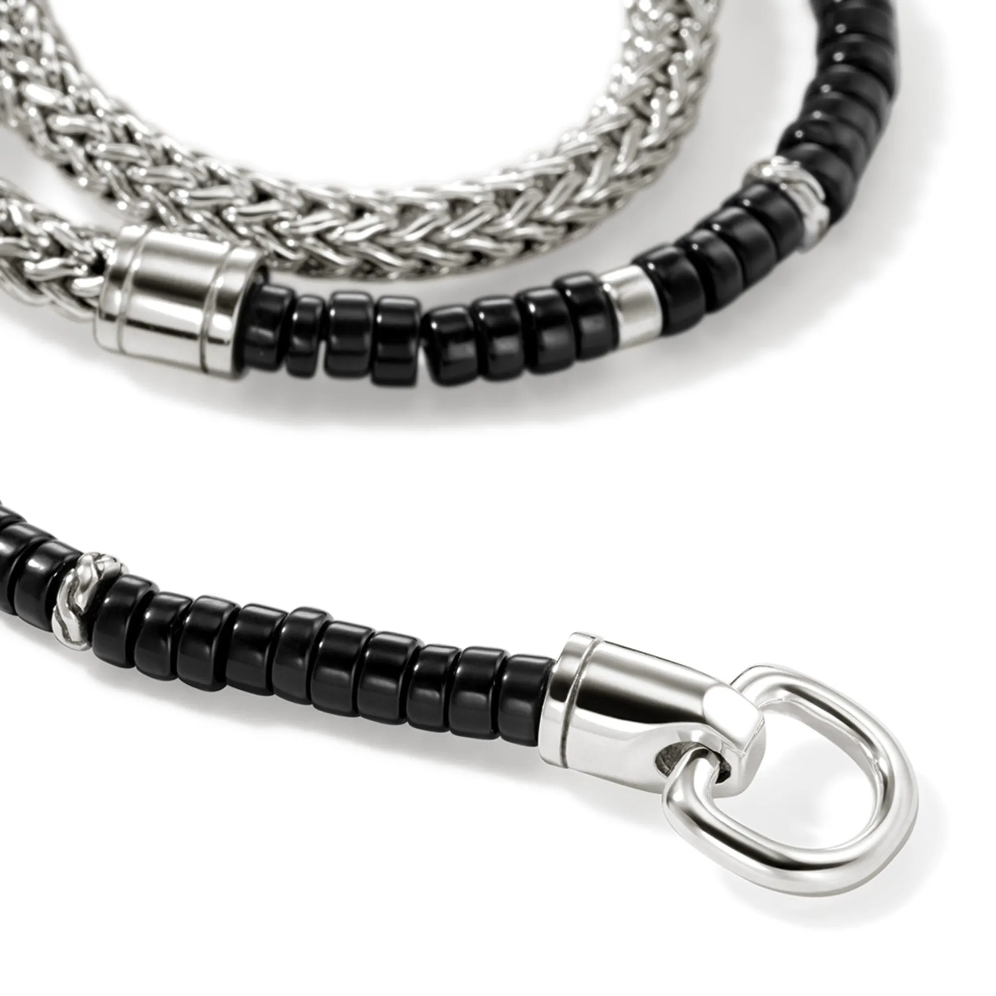 Heishi Chain Wrap, Sterling Silver|BUS9012551BON