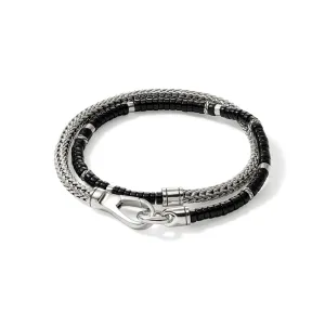 Heishi Chain Wrap, Sterling Silver|BUS9012551BON