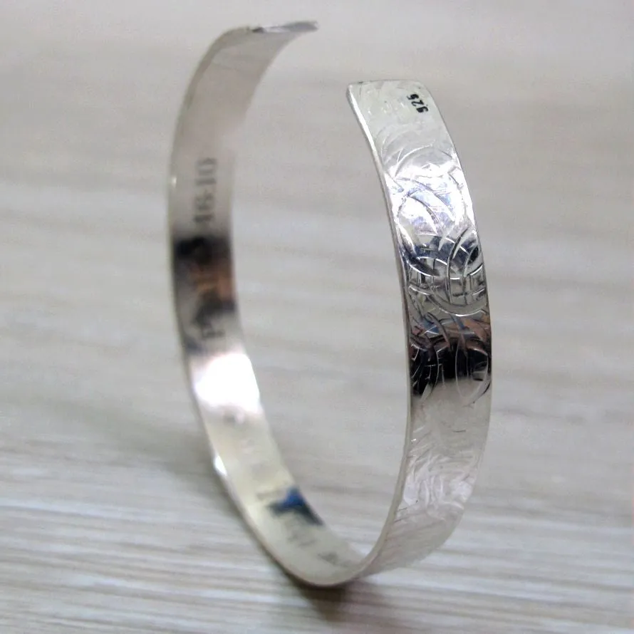 Hidden Message Bracelet for husband