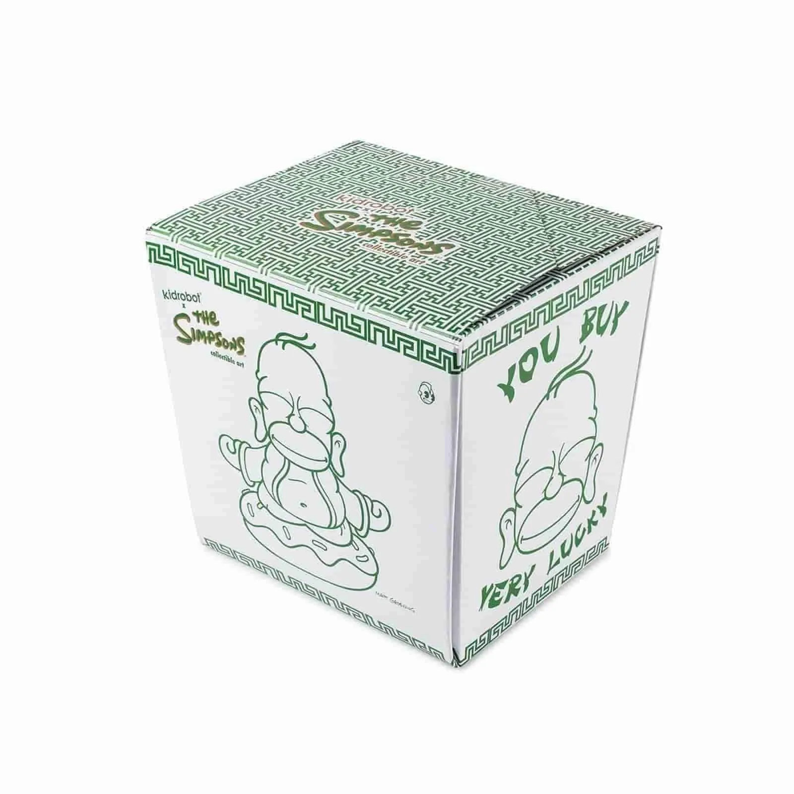 IamRetro Exclusive Medium 7" Jade Homer Buddha - The Simpsons x Kidrobot