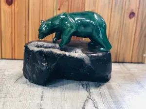 Jade Bear on Amethyst