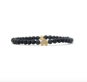 JEN Heart/Natural Stone Bracelet