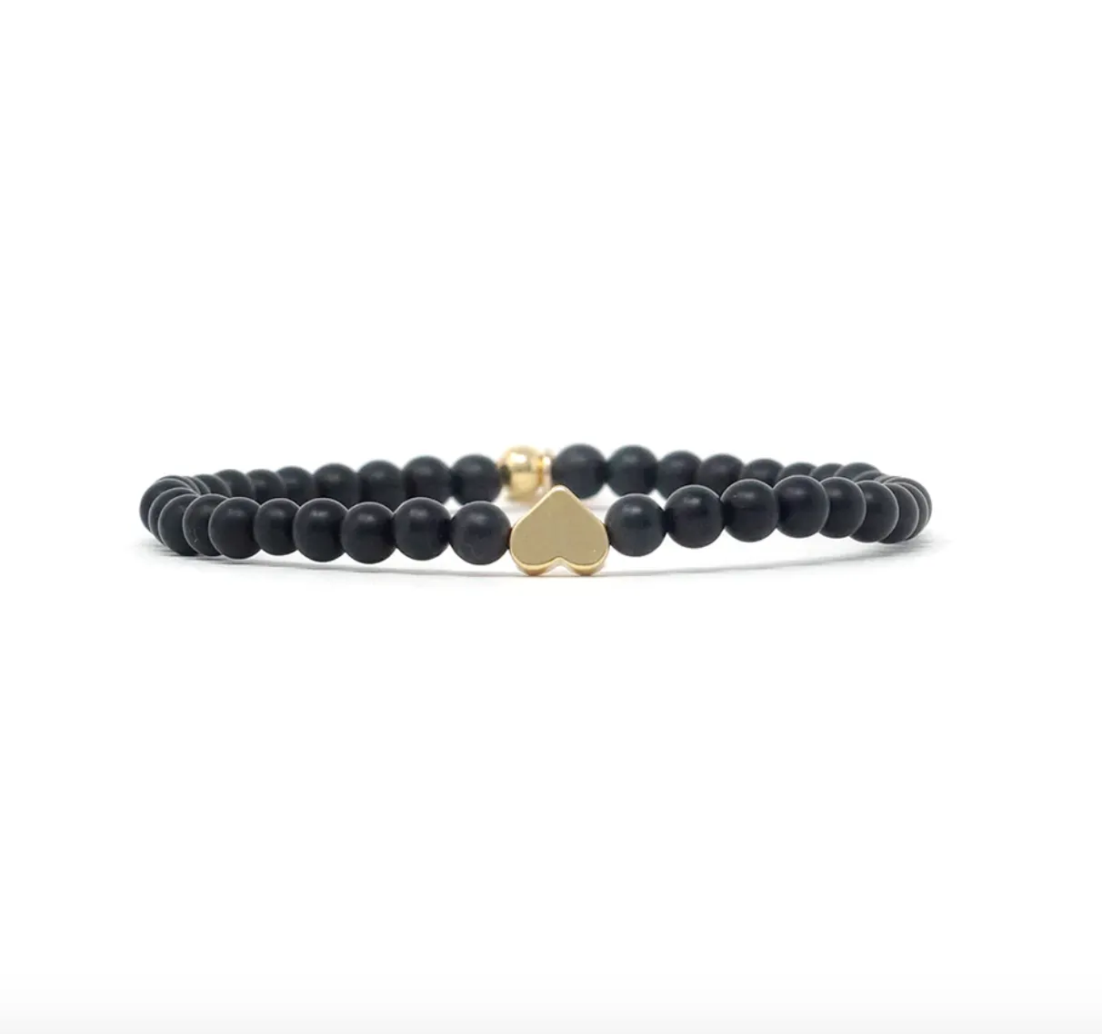JEN Heart/Natural Stone Bracelet