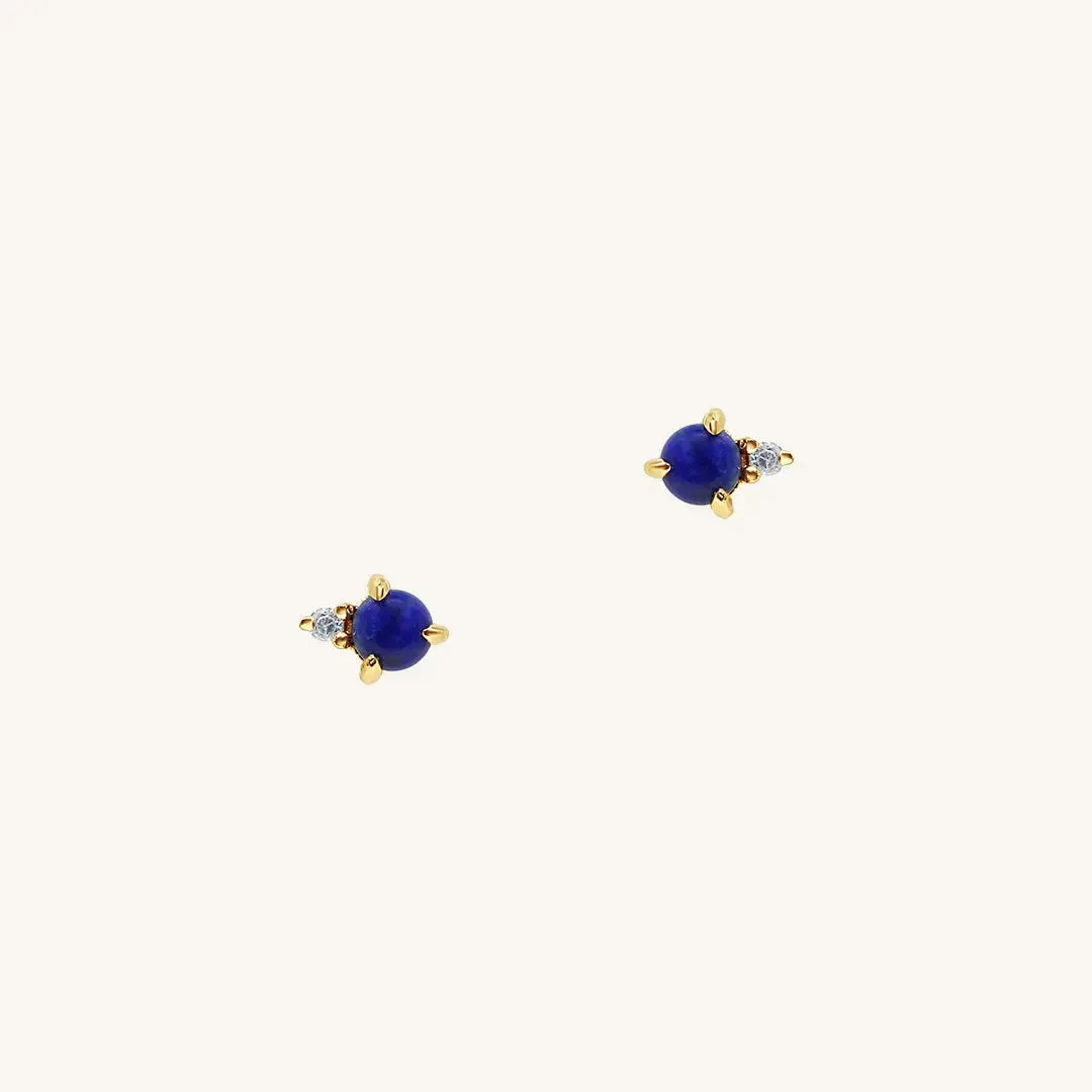 Jimmy Lapis Studs - Stone of Friendship