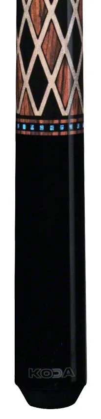 K2 KL116 Onyx and Cocobolo Graphic Pool Cue with 12.50mm K2 LD Shaft - KL116