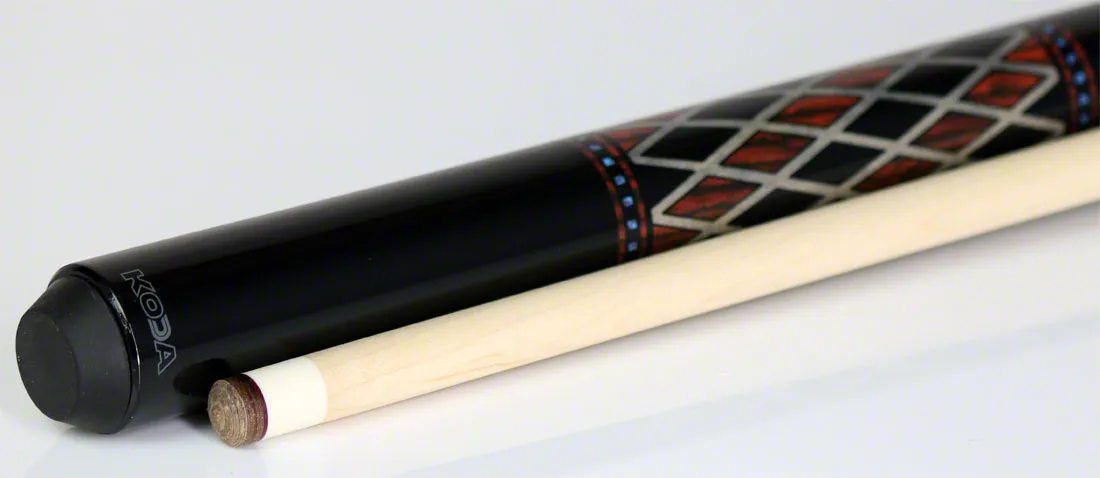 K2 KL116 Onyx and Cocobolo Graphic Pool Cue with 12.50mm K2 LD Shaft - KL116