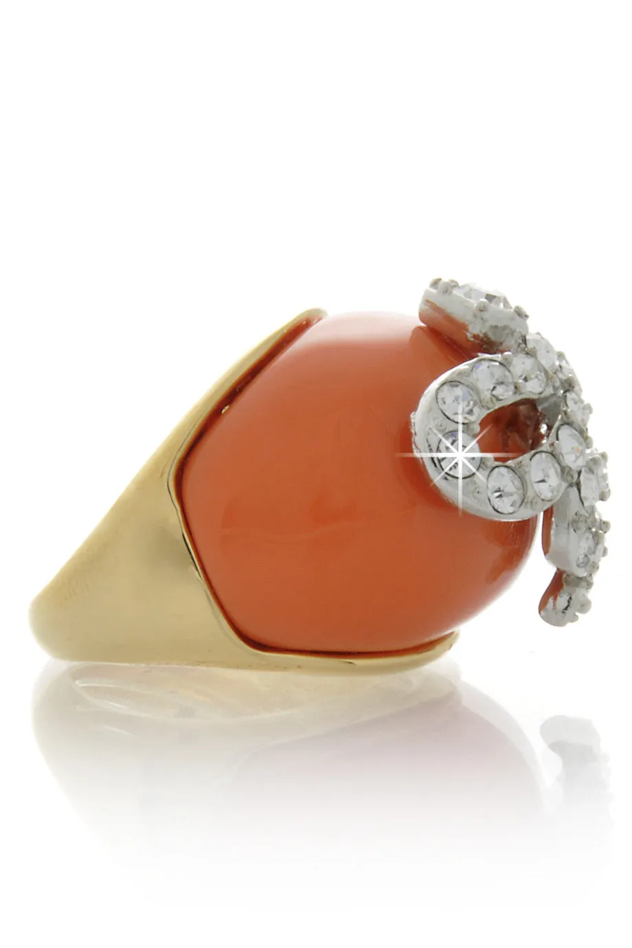 KENNETH JAY LANE Coral Snake Dome Ring