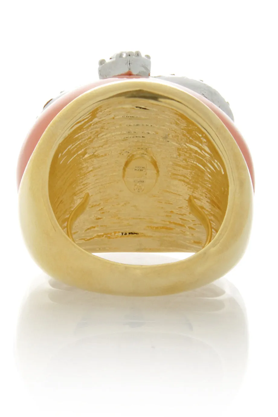 KENNETH JAY LANE Coral Snake Dome Ring