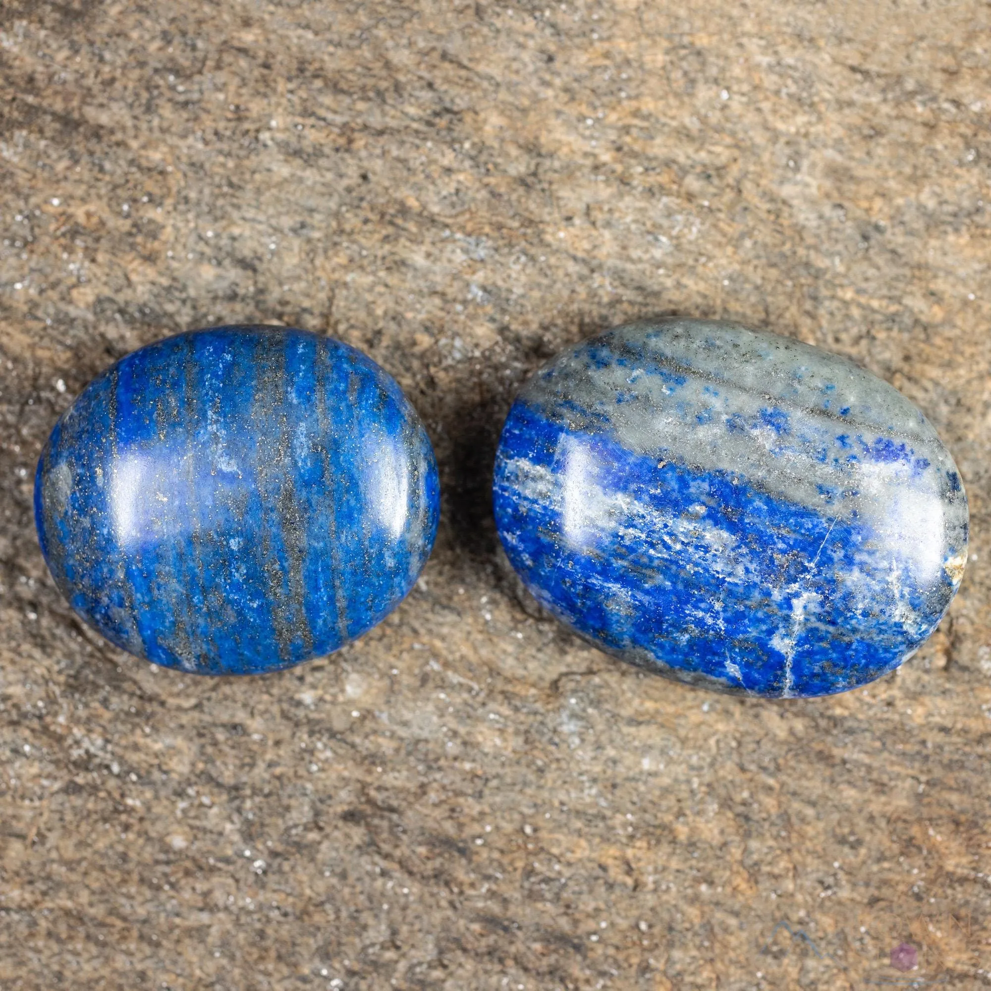 LAPIS LAZULI Crystal Palm Stone - Worry Stone, Self Care, Healing Crystals and Stones, E0961