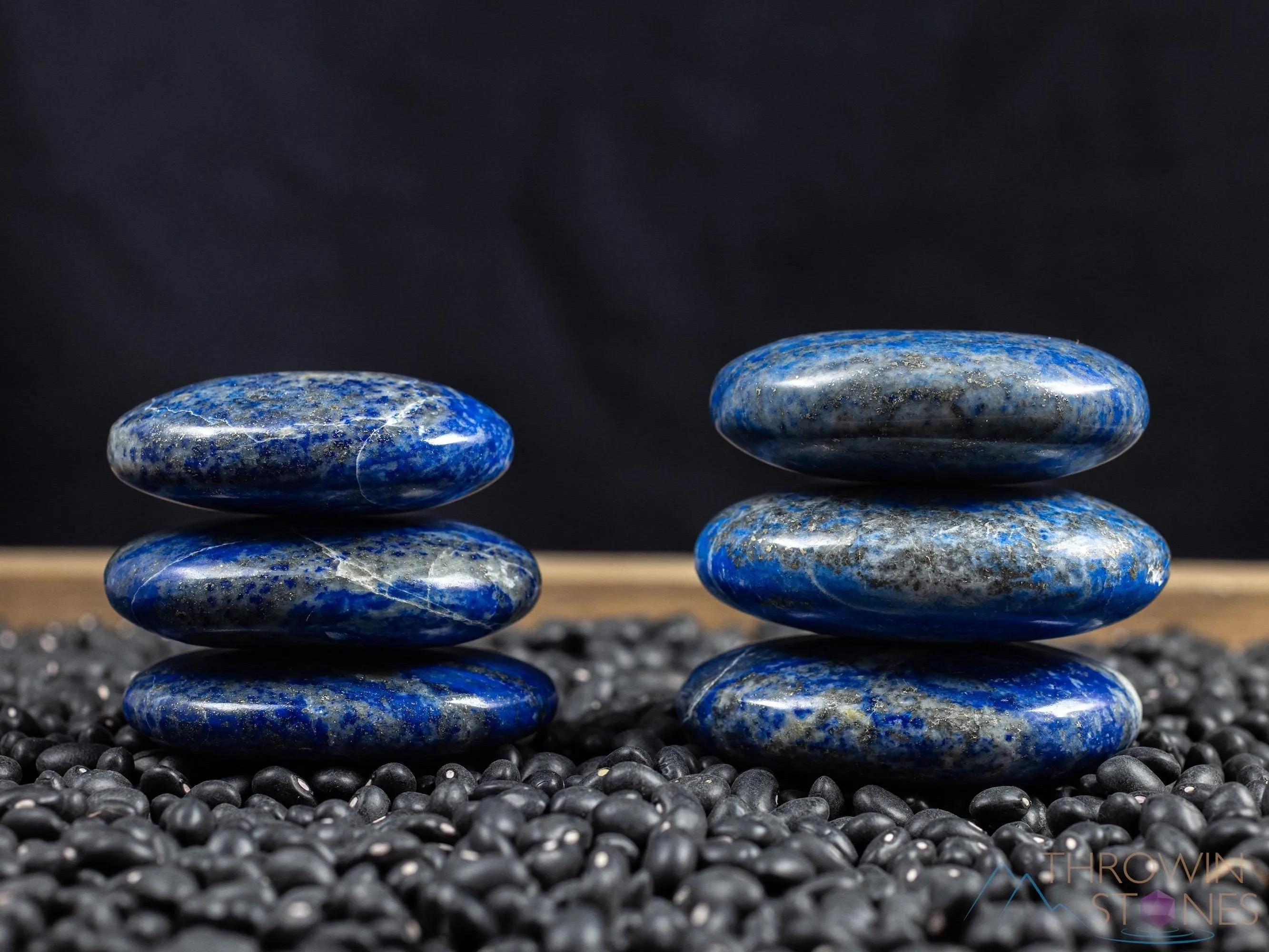 LAPIS LAZULI Crystal Palm Stone - Worry Stone, Self Care, Healing Crystals and Stones, E0961