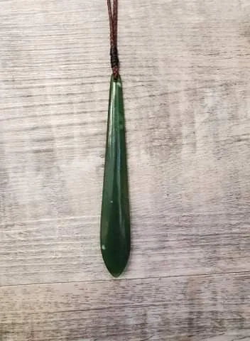 Long Jade Teardrop - made in Jade City