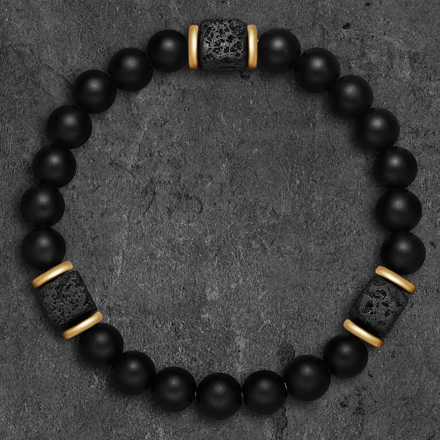 Matte Balance Bracelet for Men | Black ||