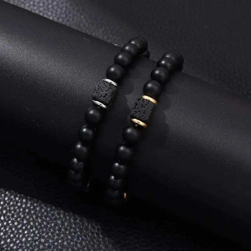 Matte Balance Bracelet for Men | Black ||