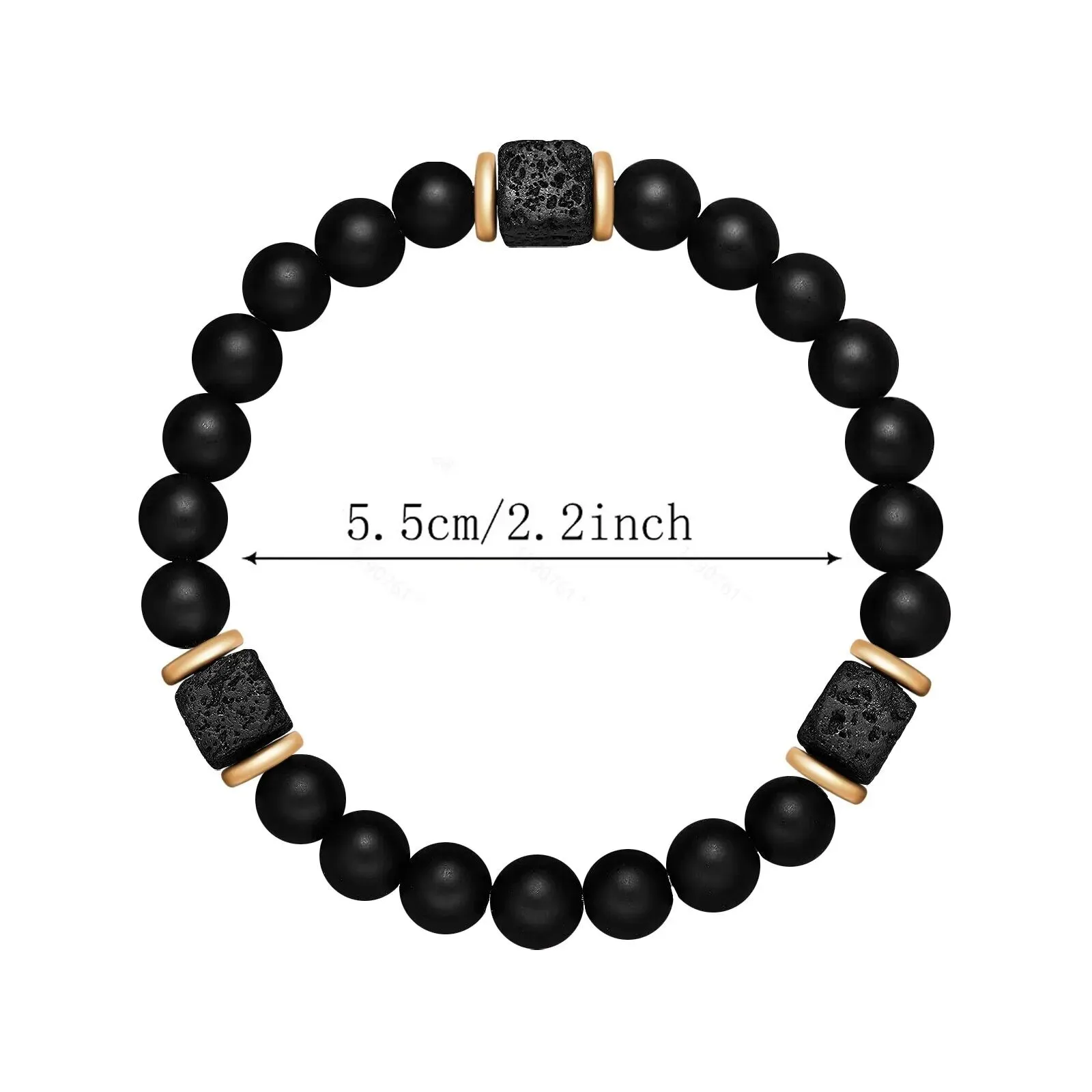 Matte Balance Bracelet for Men | Black ||