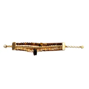 Mãos da Terra Golden Layered Bracelet