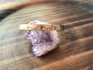 Mountain Brass cuff