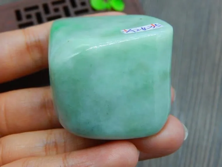 Natural Jade Rough Jadeite Raw (113g, 50X38X30mm)