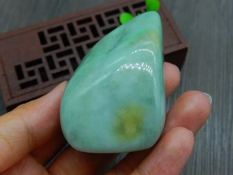 Natural Jade Rough Jadeite Raw (113g, 50X38X30mm)