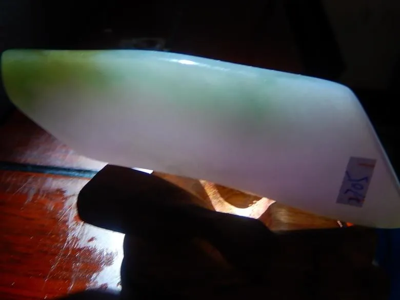 Natural Jade Rough Jadeite Raw (116g, 98X30X16mm)