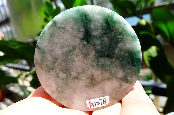 Natural Jade Rough Jadeite Raw (133g,5.5X1.7cm)