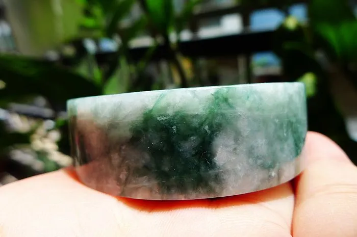 Natural Jade Rough Jadeite Raw (133g,5.5X1.7cm)