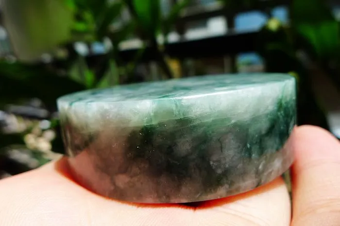 Natural Jade Rough Jadeite Raw (133g,5.5X1.7cm)