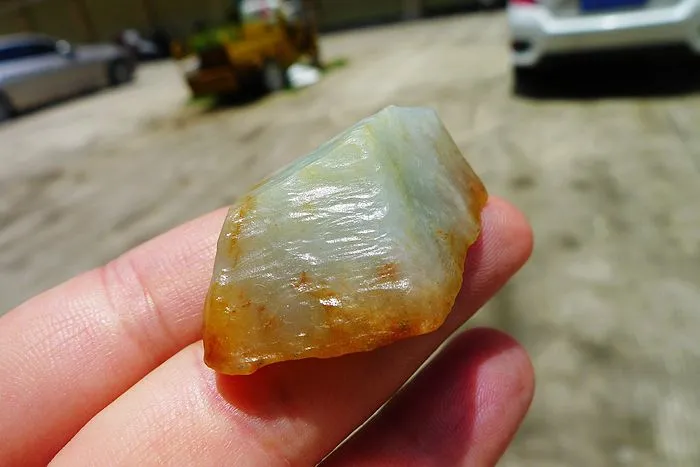 Natural Jade Rough Jadeite Raw (19g,3.9X2.8X1.5cm)