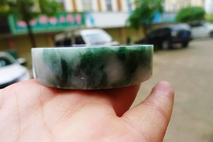 Natural Jade Rough Jadeite Raw (212g,6.9X1.65cm)