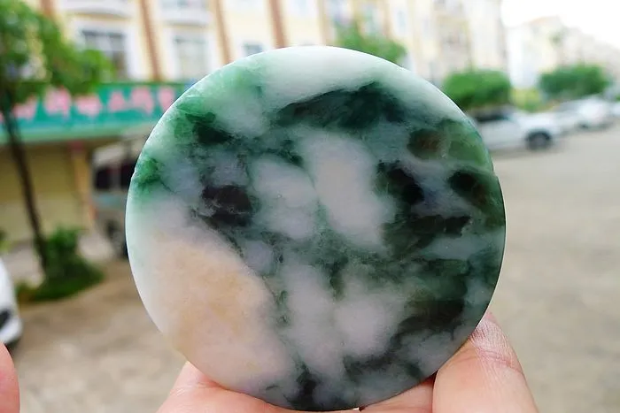 Natural Jade Rough Jadeite Raw (212g,6.9X1.65cm)