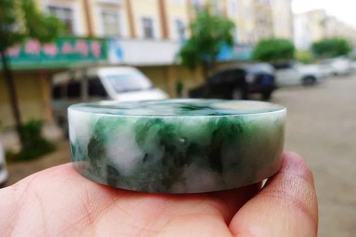 Natural Jade Rough Jadeite Raw (212g,6.9X1.65cm)
