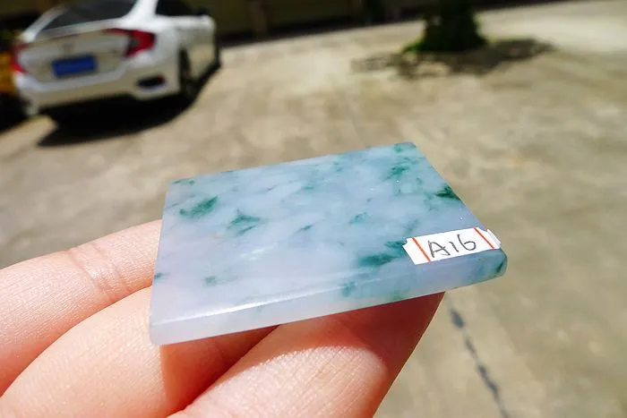 Natural Jade Rough Jadeite Raw (22.5g,4.5X3.6X0.45cm)
