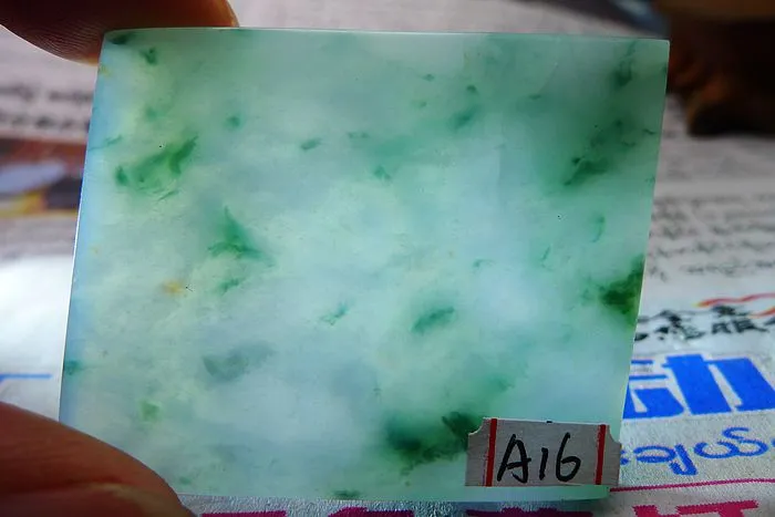 Natural Jade Rough Jadeite Raw (22.5g,4.5X3.6X0.45cm)