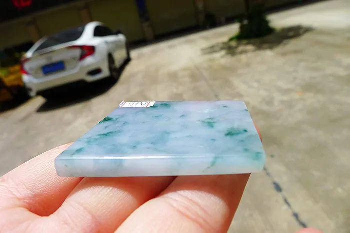 Natural Jade Rough Jadeite Raw (22.5g,4.5X3.6X0.45cm)