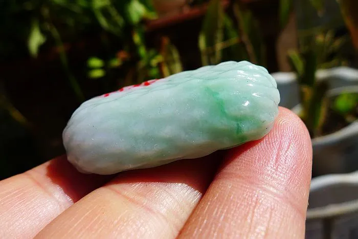 Natural Jade Rough Jadeite Raw (23g,3.8X2.2X1.1cm)