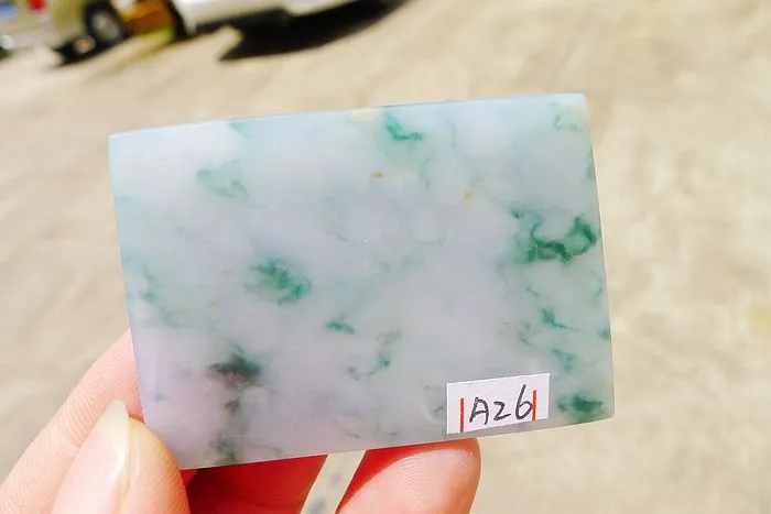 Natural Jade Rough Jadeite Raw (29g,5.1X3.6X0.5cm)