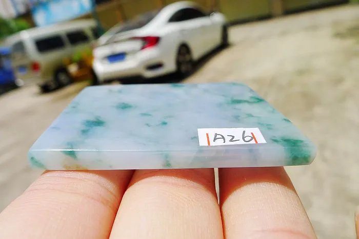 Natural Jade Rough Jadeite Raw (29g,5.1X3.6X0.5cm)