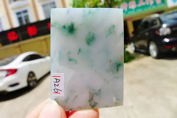 Natural Jade Rough Jadeite Raw (29g,5.1X3.6X0.5cm)