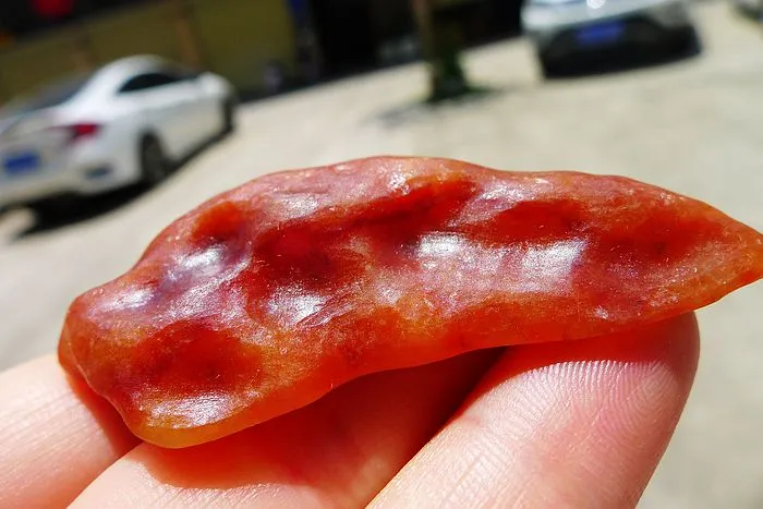 Natural Jade Rough Jadeite Raw (39g,6.6X3.3X1.4cm)