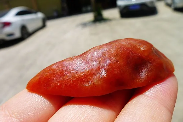 Natural Jade Rough Jadeite Raw (39g,6.6X3.3X1.4cm)