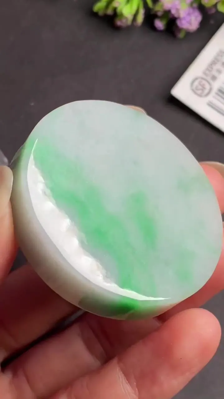 Natural Jade Rough Jadeite Raw (48g,4.3x4.3x1cm)-S5745
