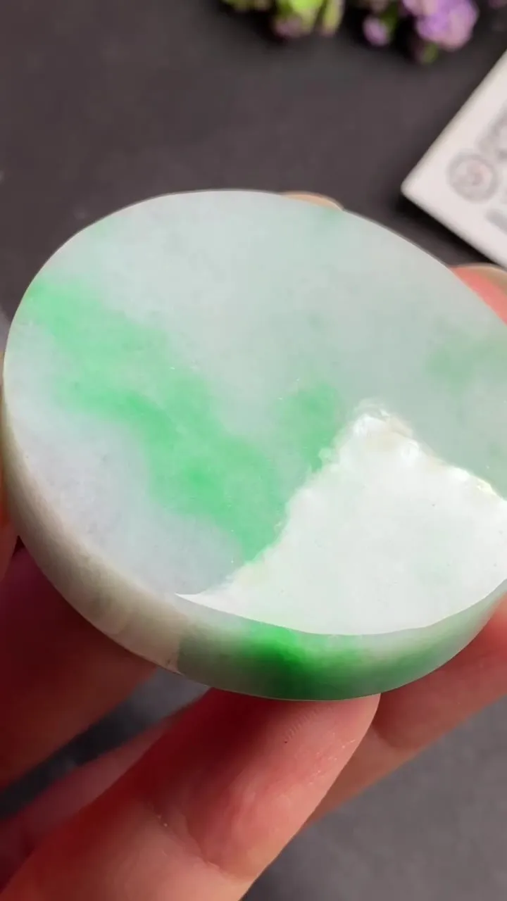 Natural Jade Rough Jadeite Raw (48g,4.3x4.3x1cm)-S5745