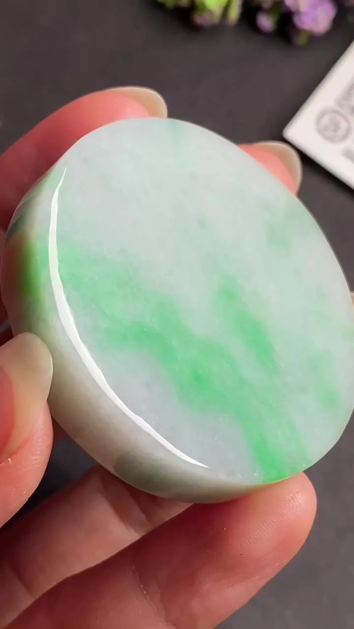 Natural Jade Rough Jadeite Raw (48g,4.3x4.3x1cm)-S5745